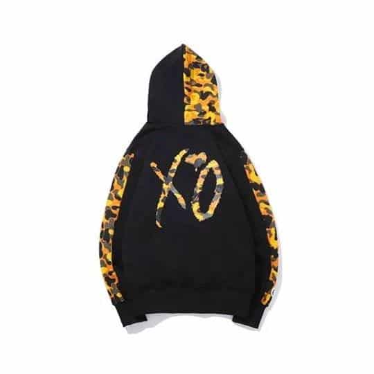 Bape x xo Camouflage Zipper Hoodie