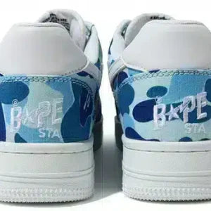 BAPESTA ABC Blue Camo Shoes