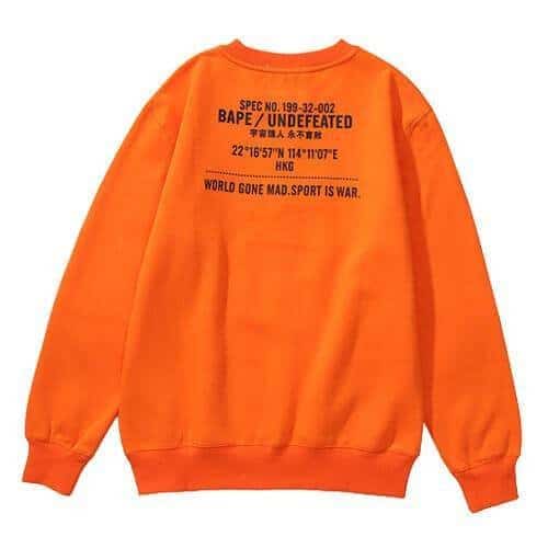 Bape x Undefeated WGM Sweatshirt
