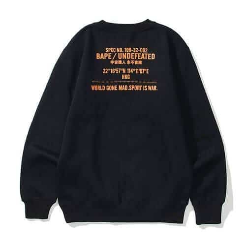 Bape x Undefeated wgm Sport is War Sweater