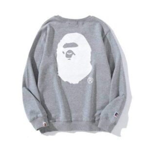 Russell x Bape Ape Head Print Pullover Sweater