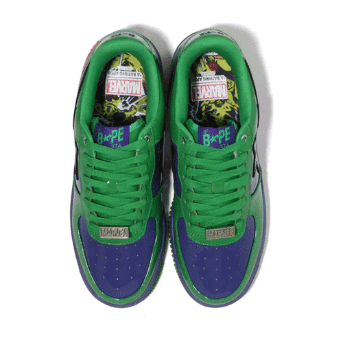 Bape x Marvel Hulk BAPESTA