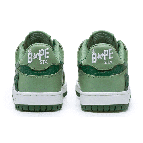 A Bathing Ape Bape SK8 Sta Green Gradation