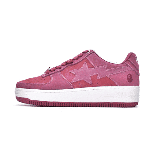BAPESTA Sk8 Low Pink Shoes
